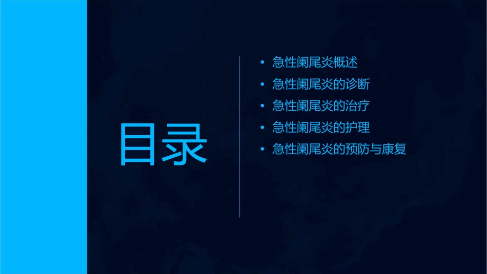 急性阑尾炎的诊断与治疗护理课件_第2页