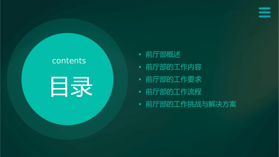 项目一前厅部的工作职责课件_第2页