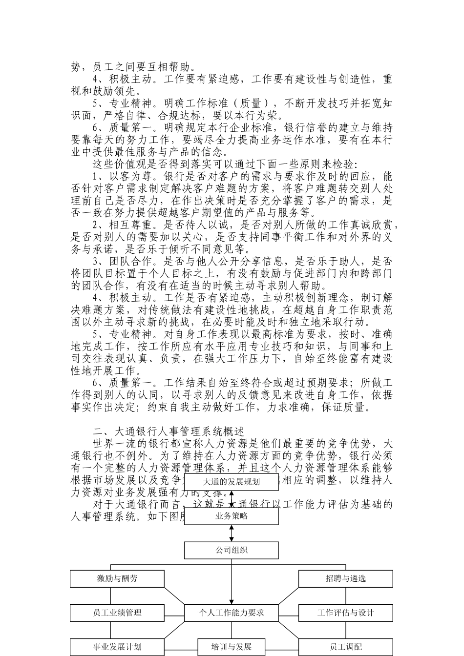 某某银行的人力资源开发与员工考核_第2页