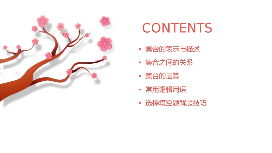 集合常用逻辑用语选择填空题型课件_第2页