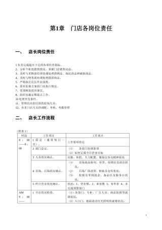 超市管理制度培训课程