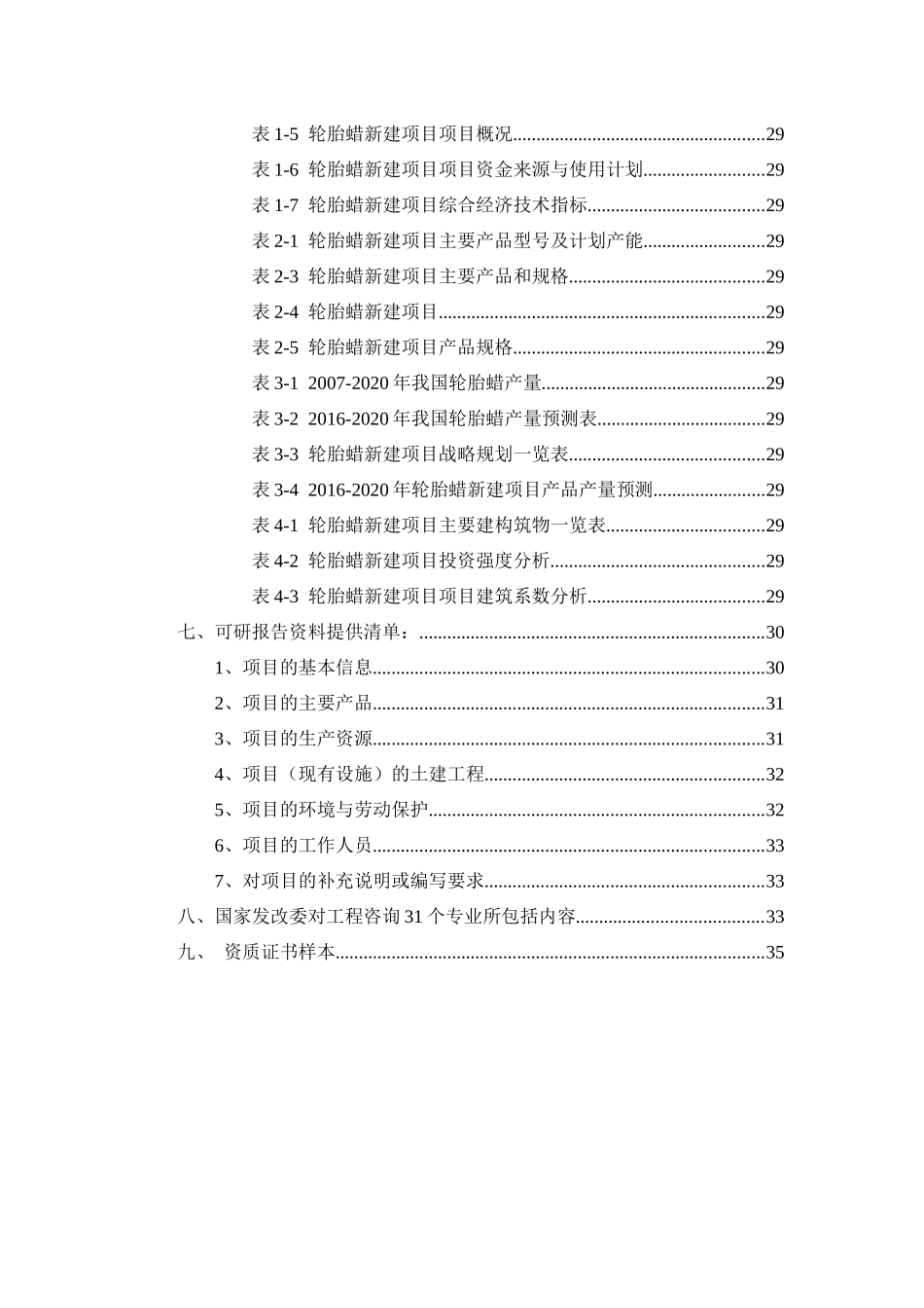轮胎蜡项目可行性研究报告_第3页