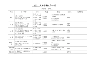 支部学期工作计划