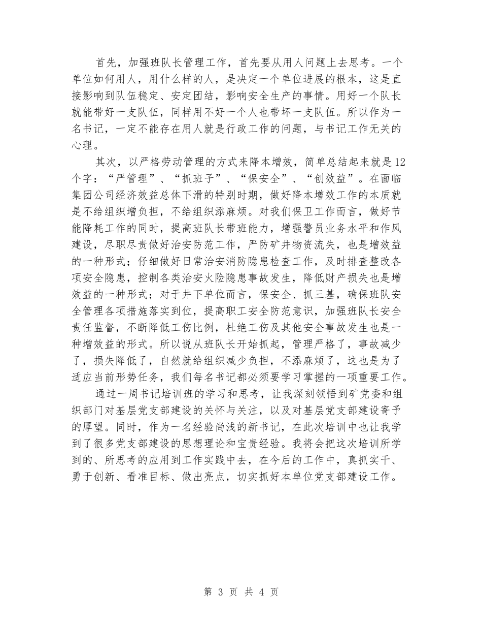 书记培训班学习心得_第3页