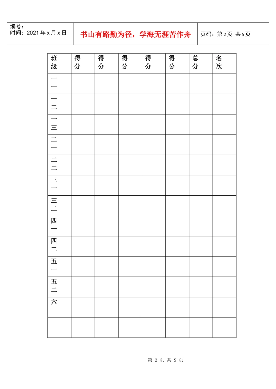 赵屯小学国学经典诵读比赛方案_第2页