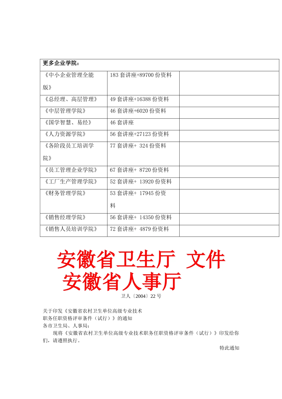 某某农村卫生单位高级专业技术职务任职资格评审条件_第2页