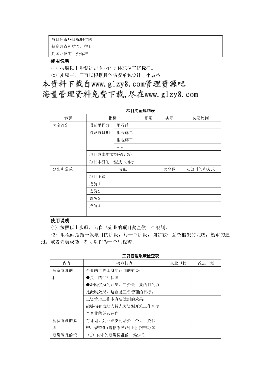 薪资福利设工具表单_第2页