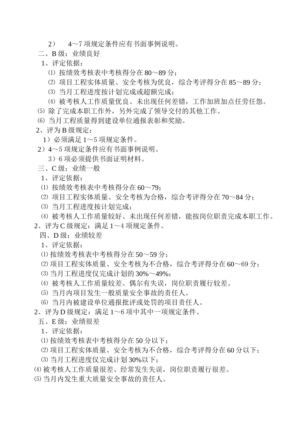 项目绩效考核办法(40页)_第3页