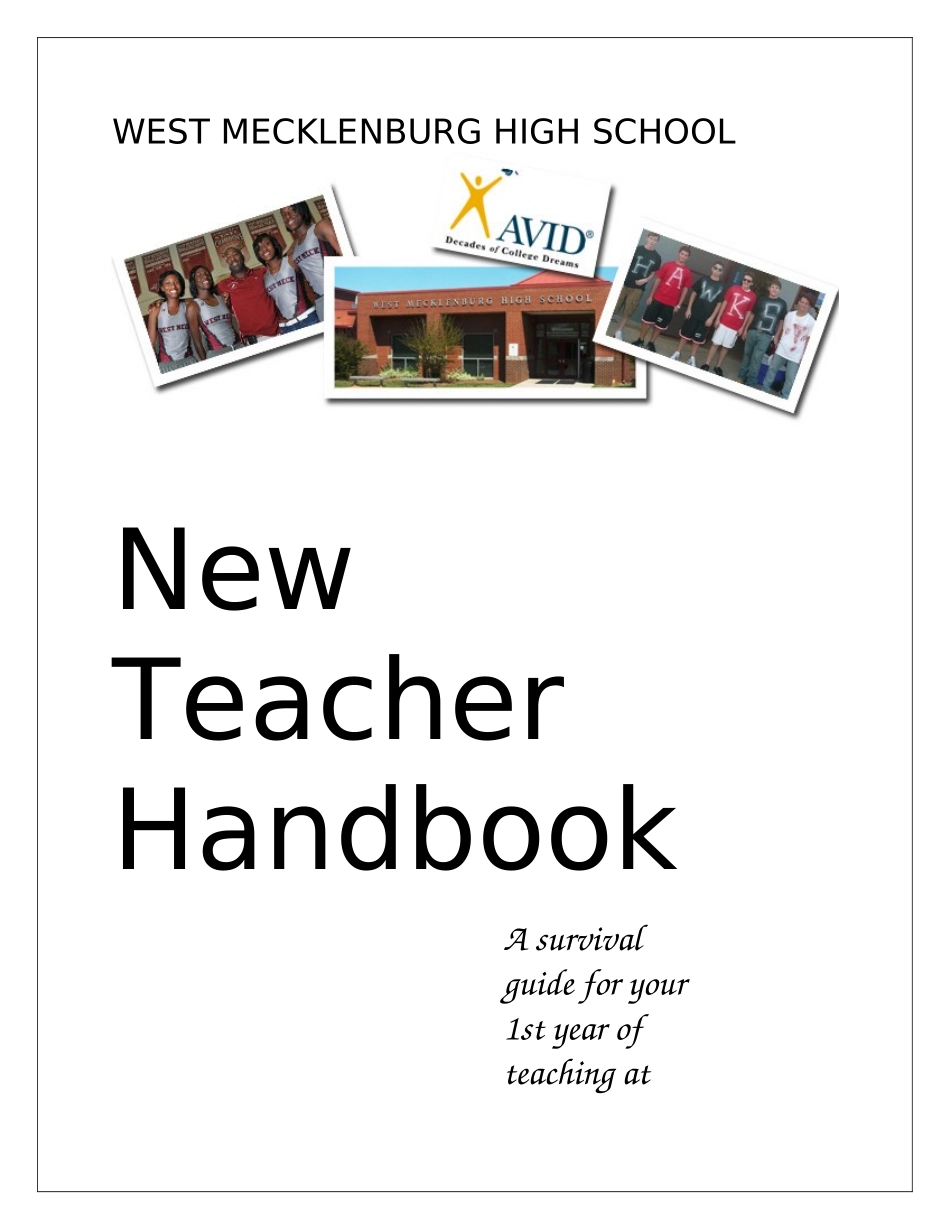 新班主任教师工作手册英文版_第1页