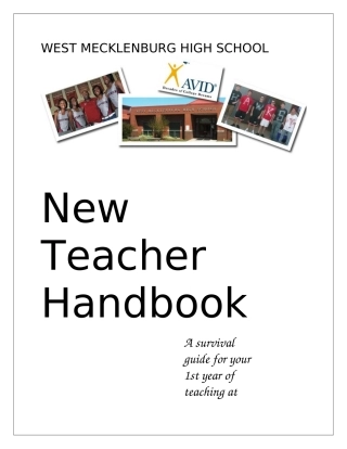 新班主任教师工作手册英文版