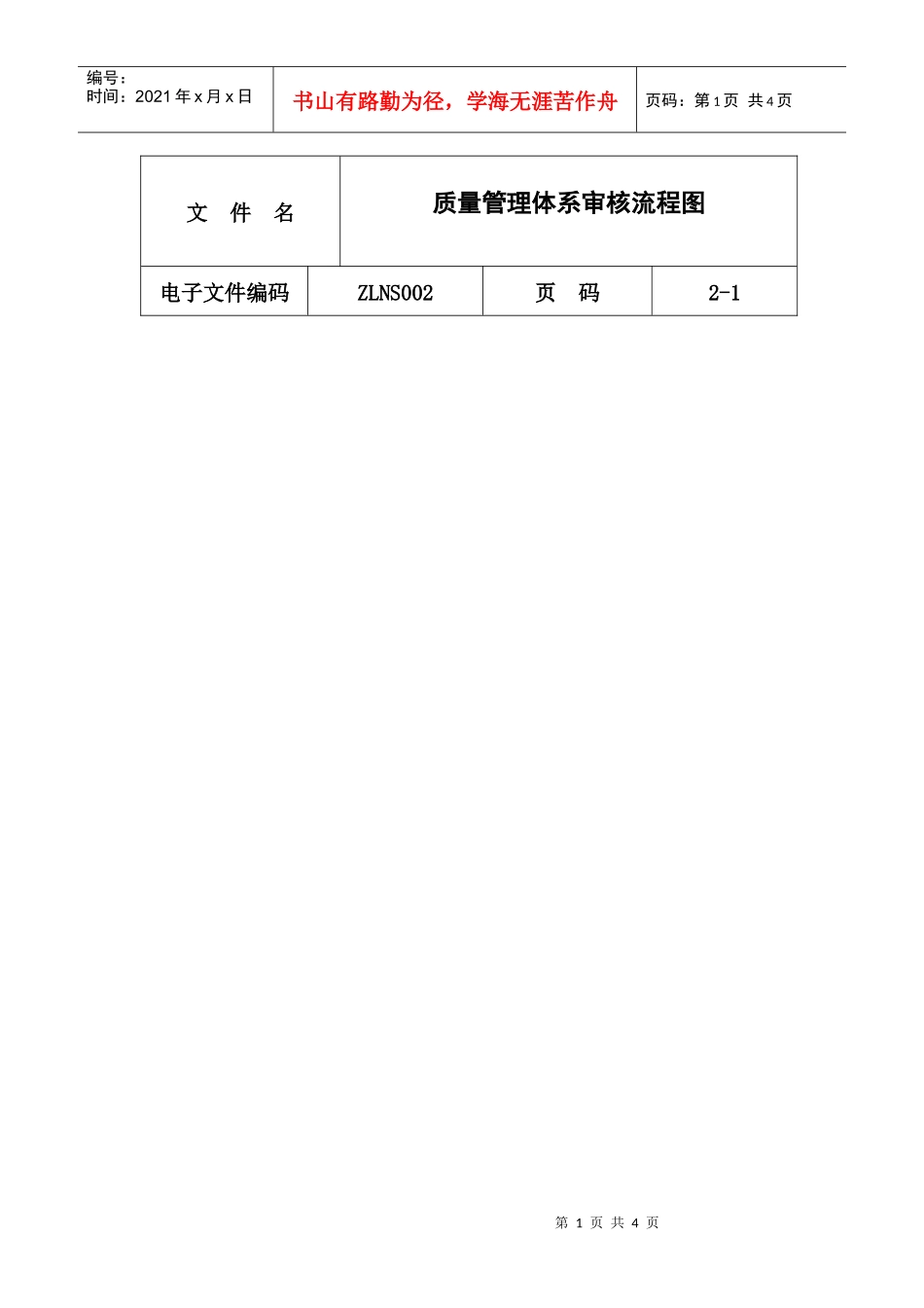 质量管理体系审核流程图_第1页