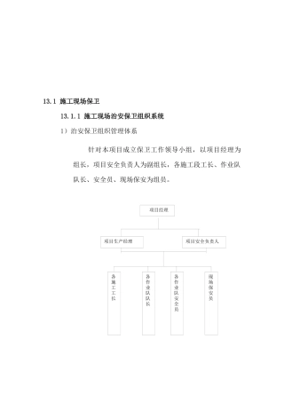 施工现场保卫与消防