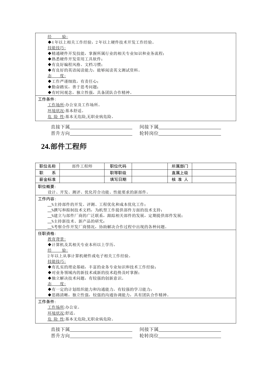职位说明书--技术职位_第3页