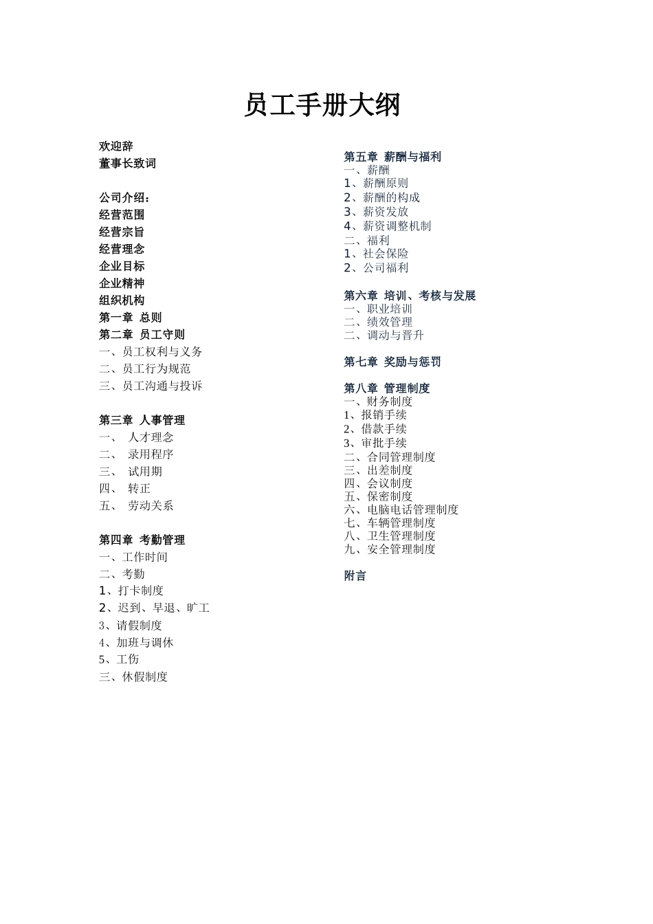 某某集团员工手册_第1页