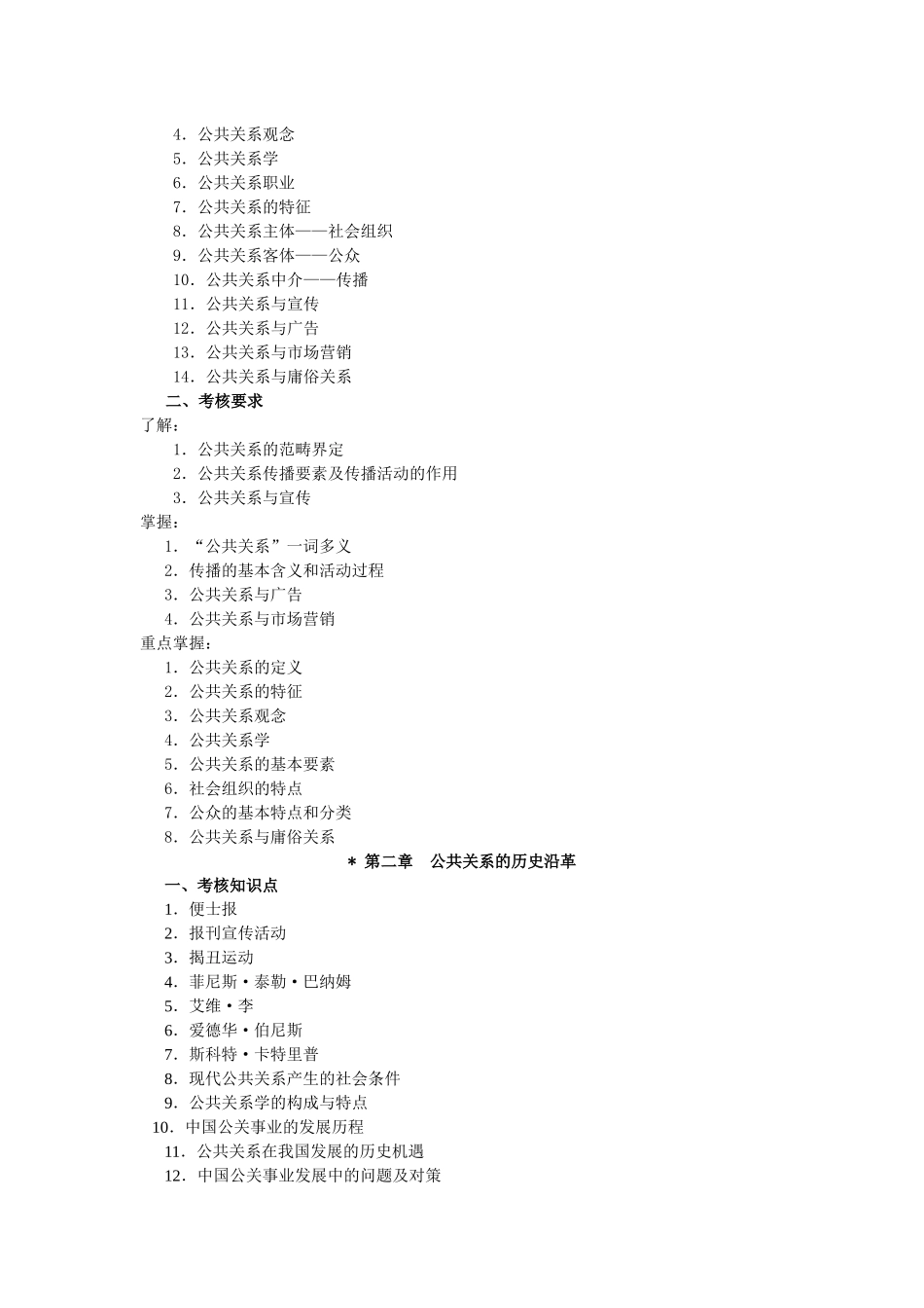 公共关系学课程考核说明_第2页