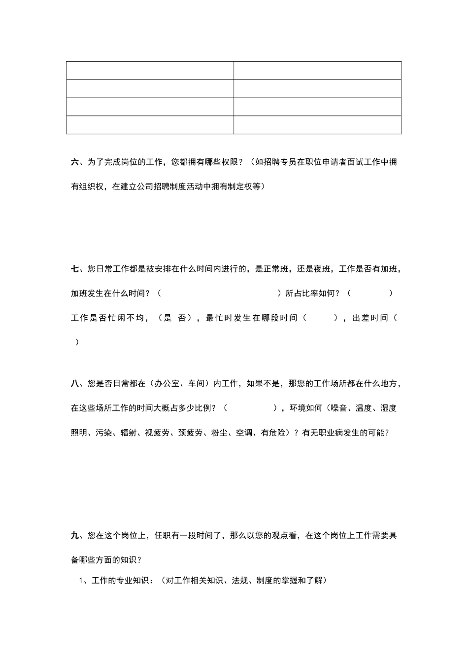 某某电路公司工作分析访谈_第3页