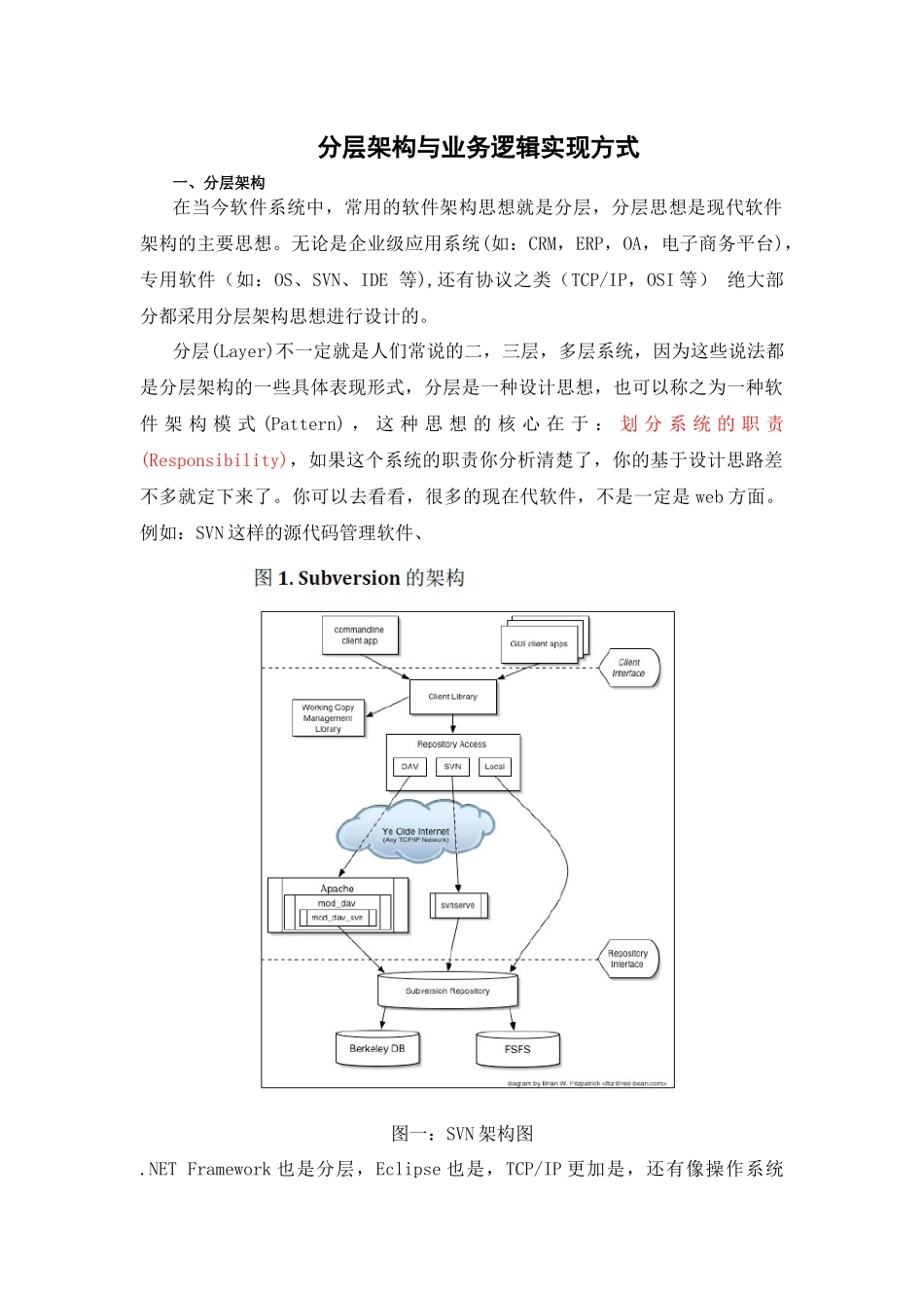 分层架构与业务逻辑实现方式_第1页