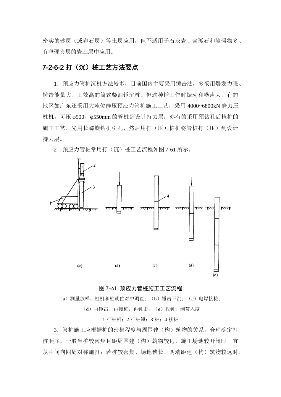 浅析建筑施工手册系列之地基处理与桩基工程_7-2-6_先张预应力管桩施工_第2页