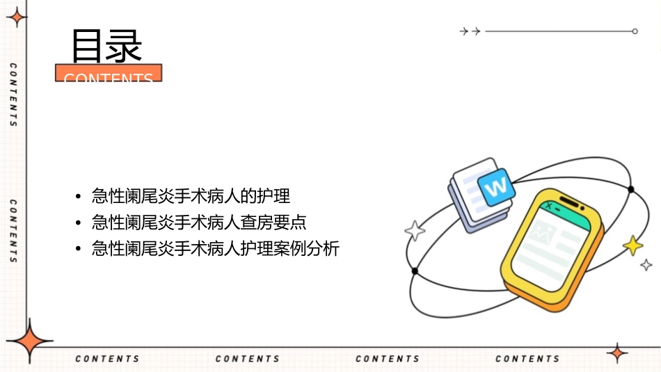 急性阑尾炎手术病人查房概论护理课件_第2页