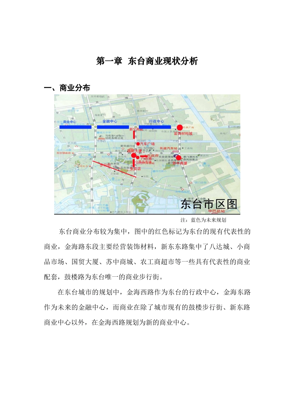 东台市场分析报告(改)_第1页