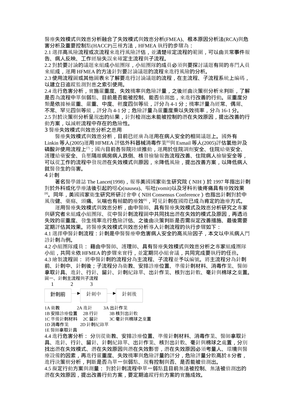 运用前瞻性风险管理模式提升中医针刺病人安全_第2页