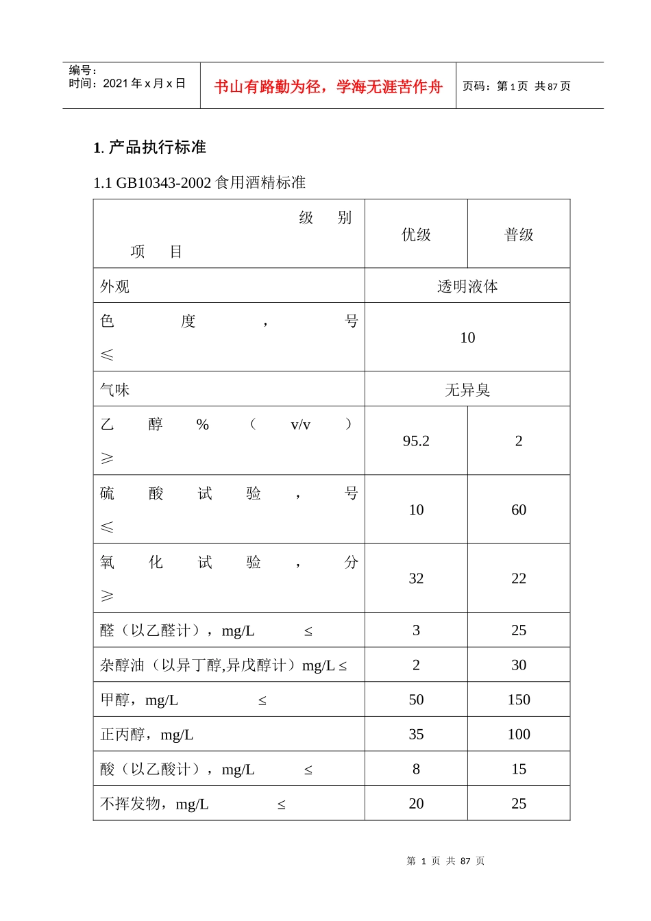 质量管理手册柯林_第1页