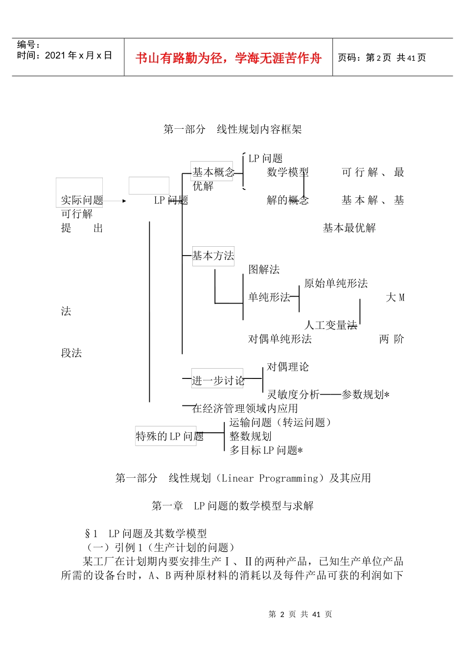 运筹管理--MBA运筹学讲义_第2页