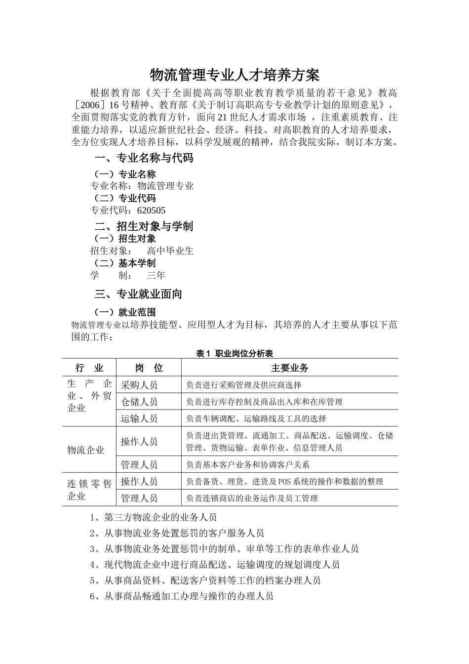 物流管理专业人才培养方案(终稿)(1)_第3页