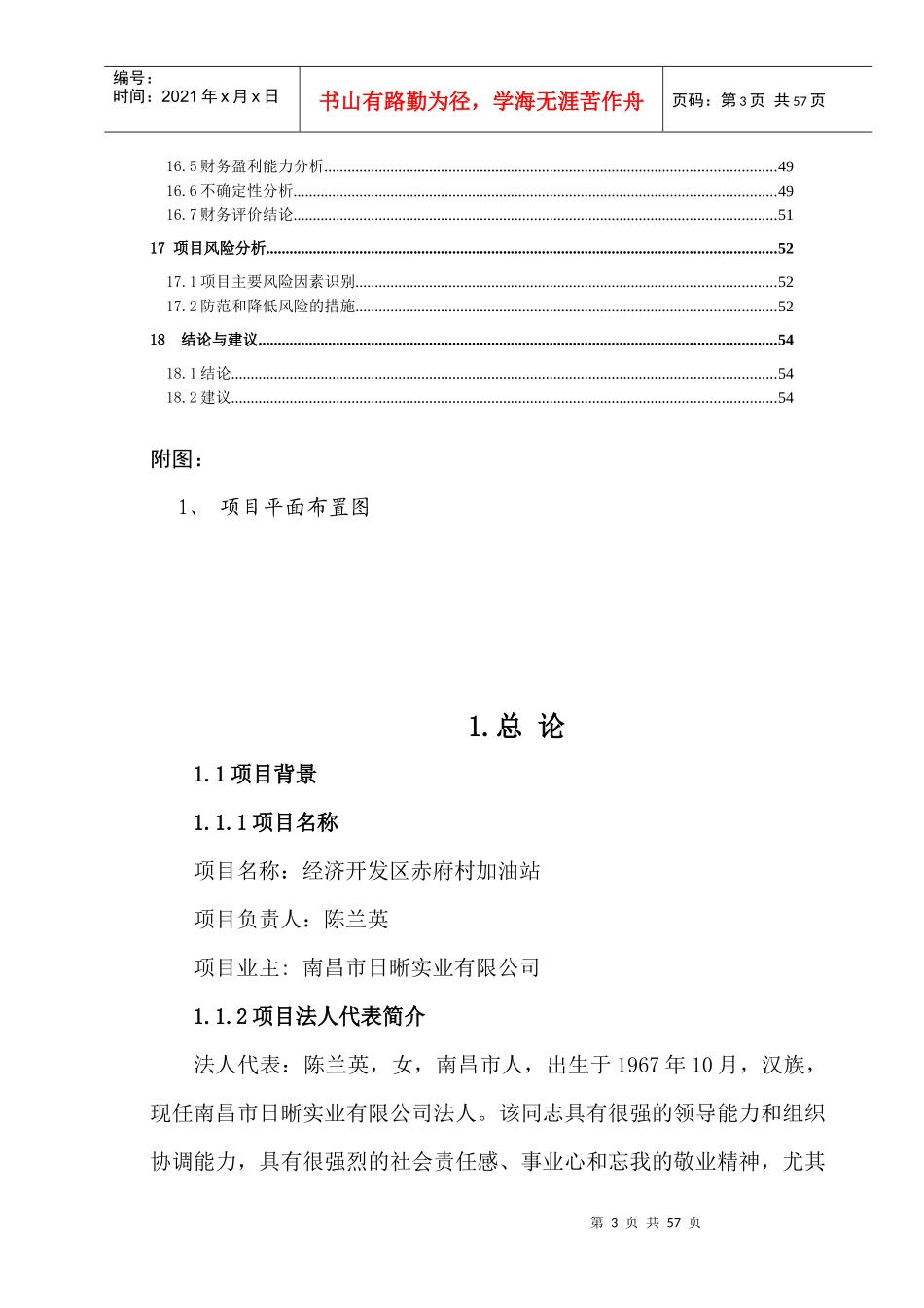 赤府村加油站项目建议书XXXX1029_第3页