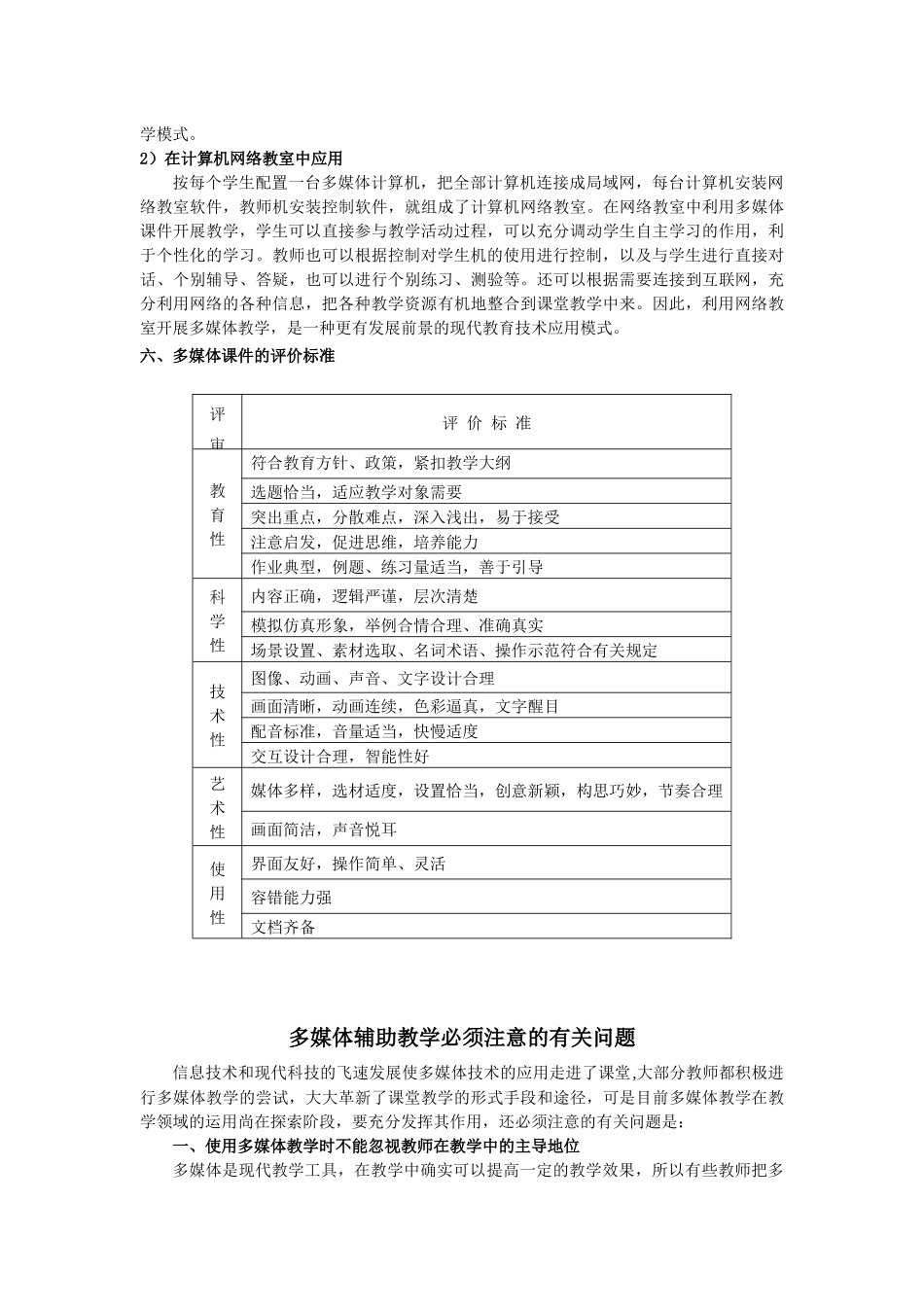 多媒体辅助教学的基础知识_第2页