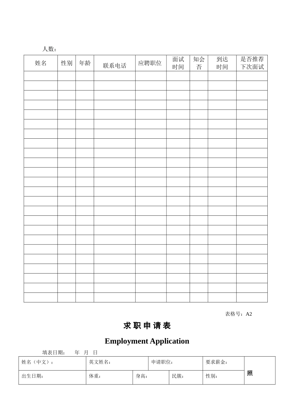 某某物业公司行政人事表格全集_第3页