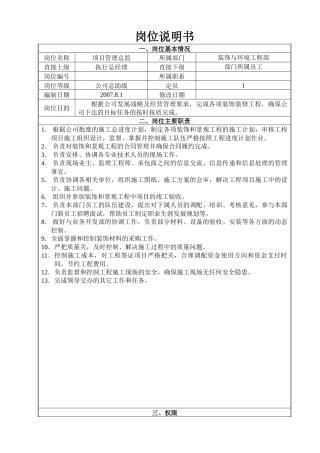 装饰与环境部经理2