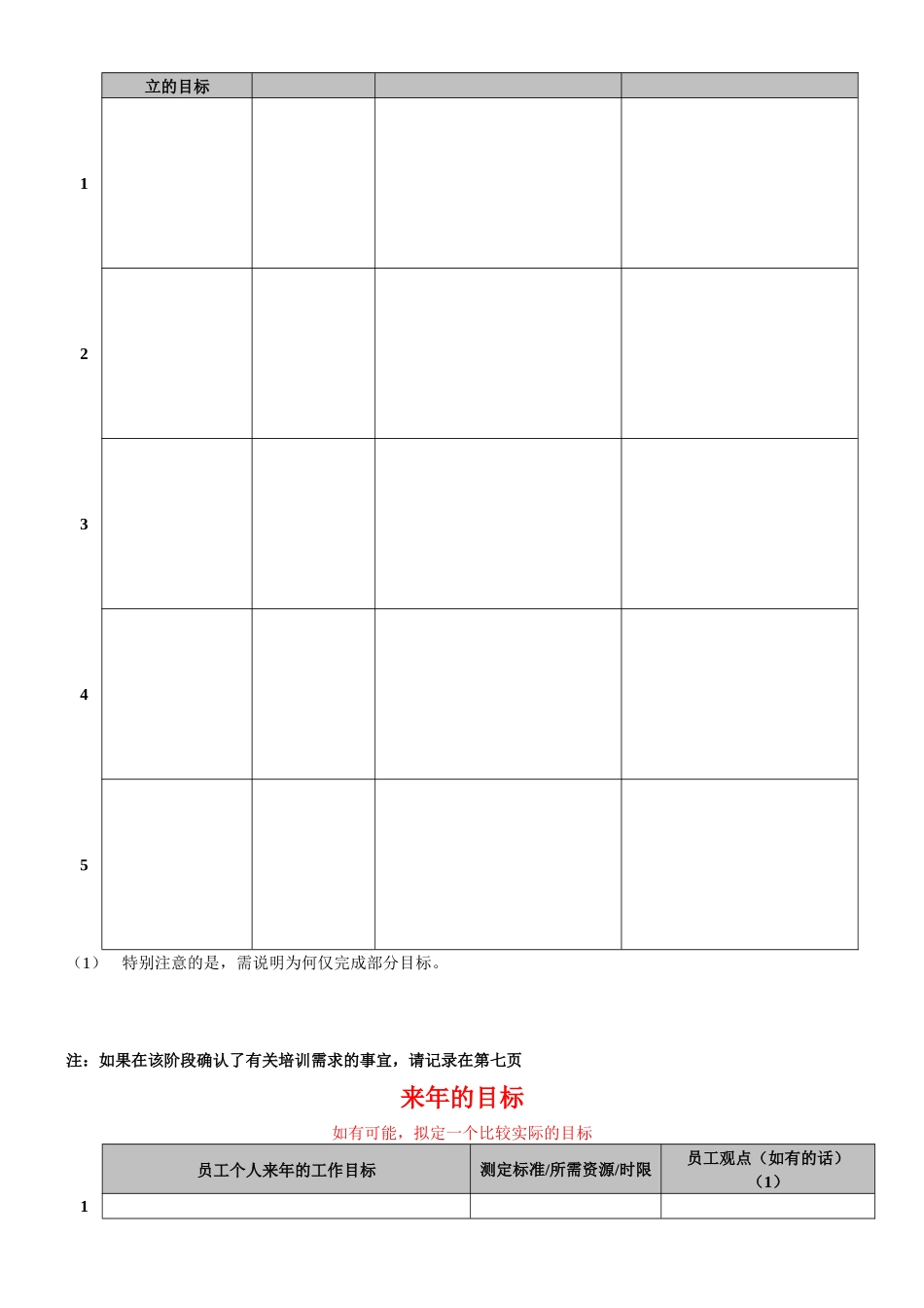 某外资企业年度绩效评估表_第3页