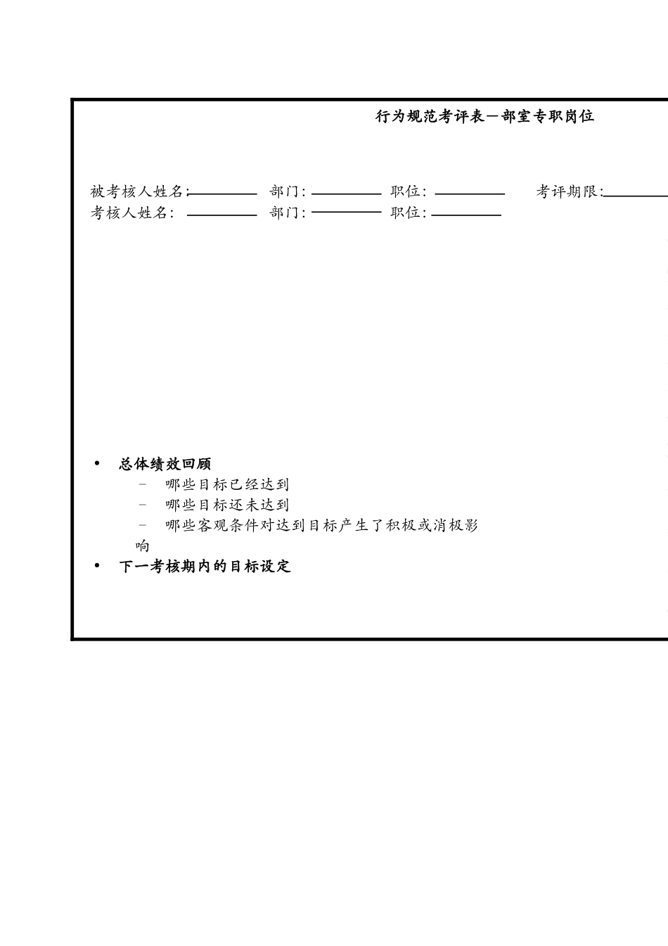 重要用户专职行为规范考评表_第3页