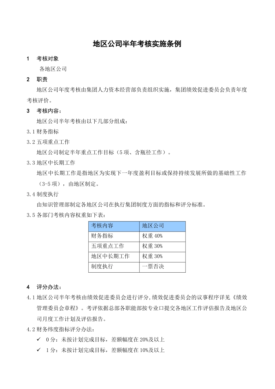 某集团公司半年度考核实施细则_第1页