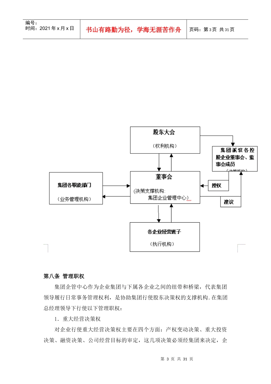 重庆大学科技企业集团企业管理办法(1)_第3页