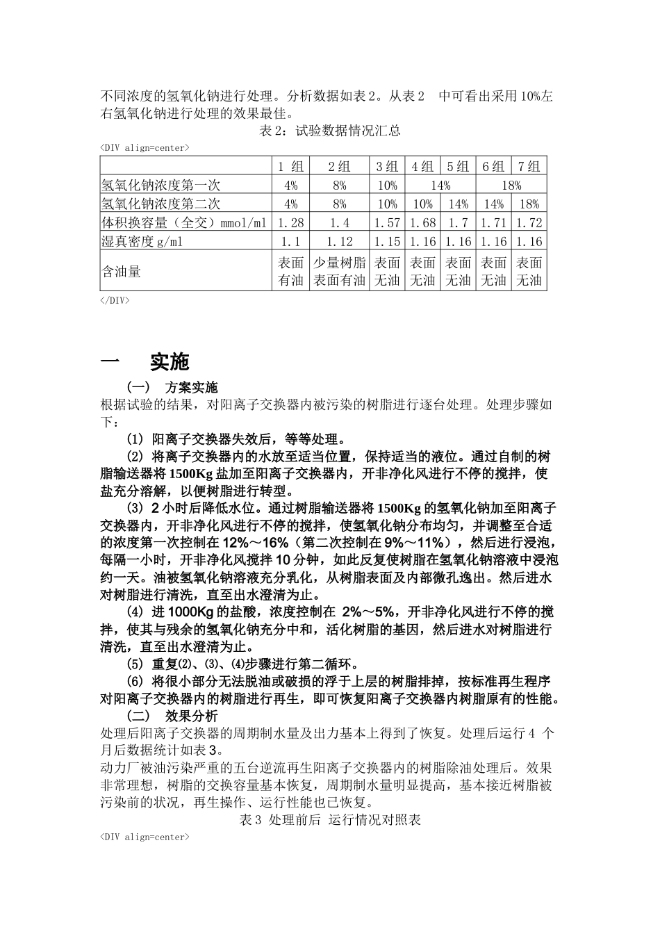 阳树脂油污染的处理技术_第3页