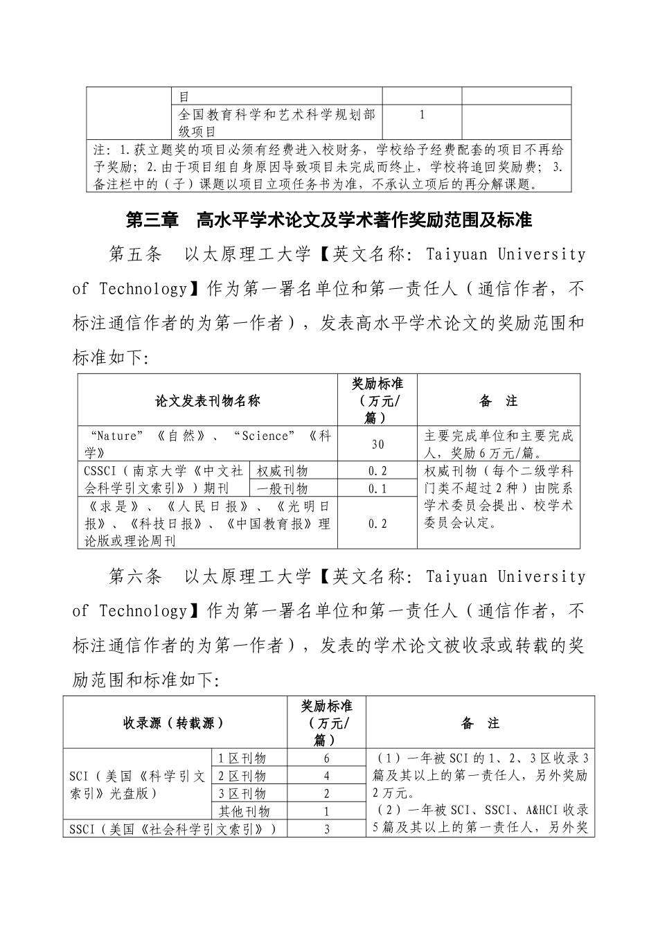 某理工大学科技工作奖励制度_第3页