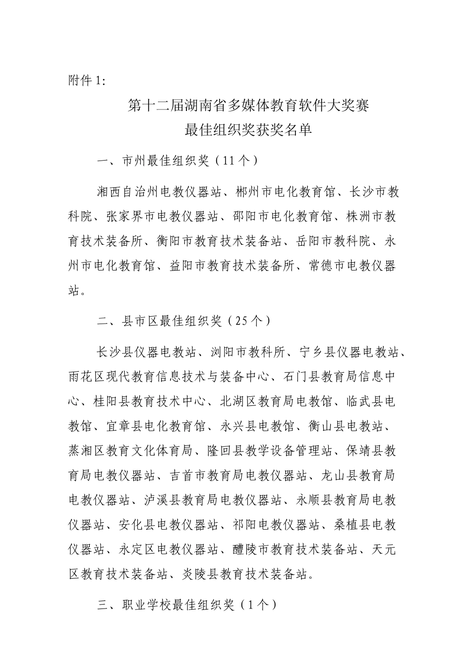 多媒体教育软件大奖赛评审结果的通报_第3页