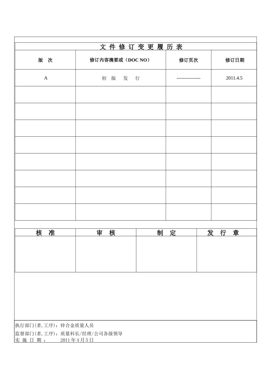 锌合金品质工作手册_第1页