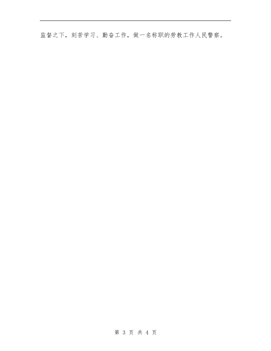 劳教工作人民警察年度总结_第3页