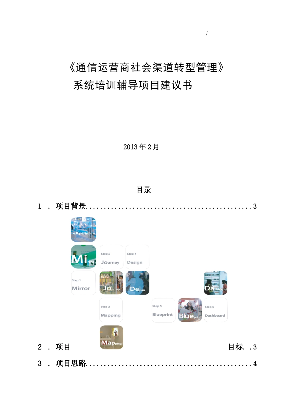 通信运营商社会渠道转型管理系统项目建议书_第1页