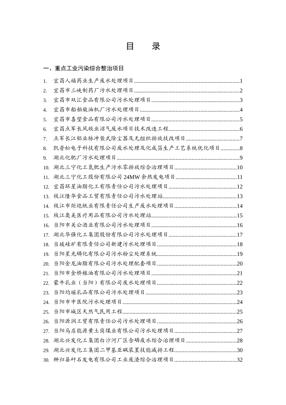 重点工业污染综合整治项目_第1页