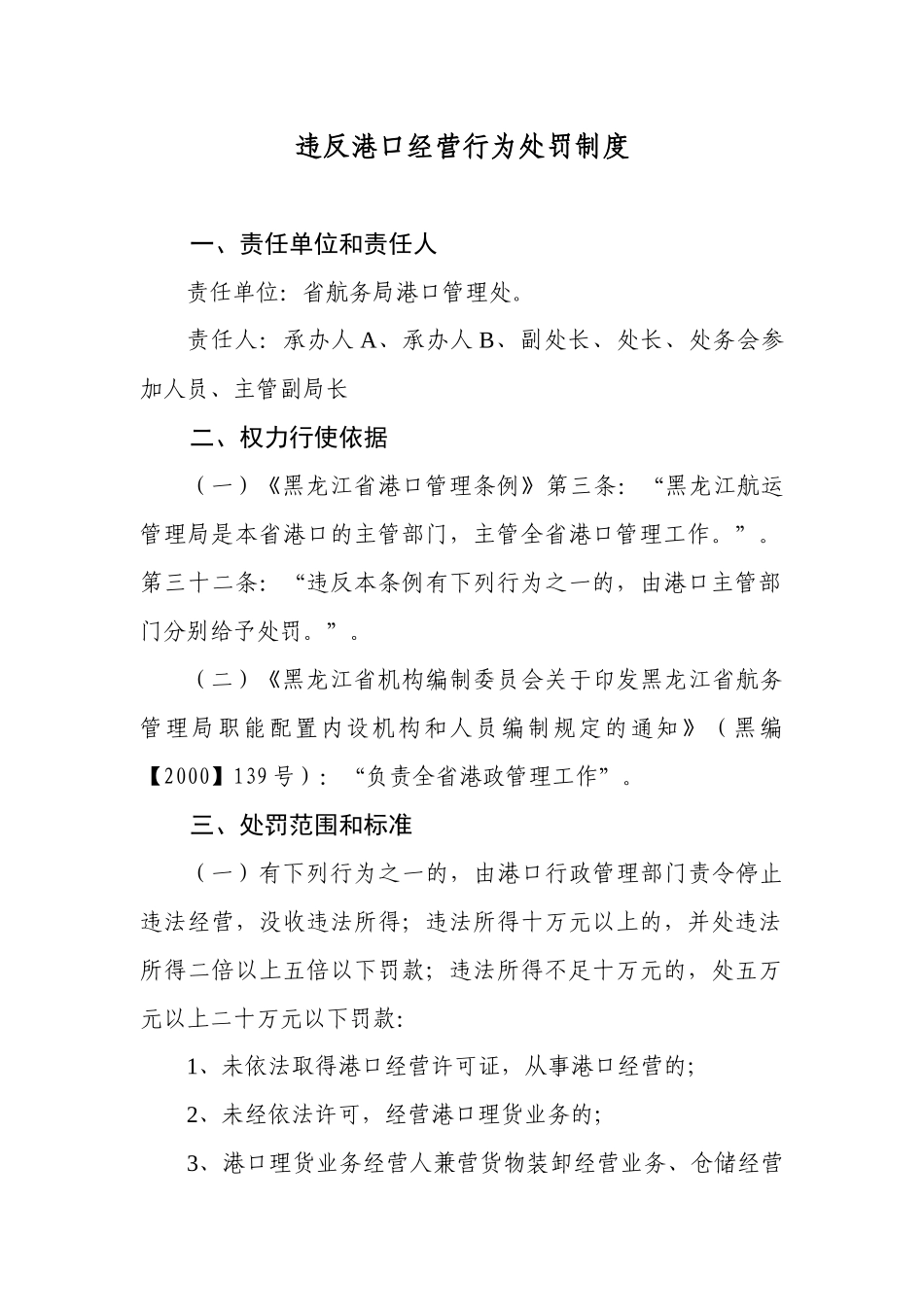 违反港口经营行为处罚制度_第1页