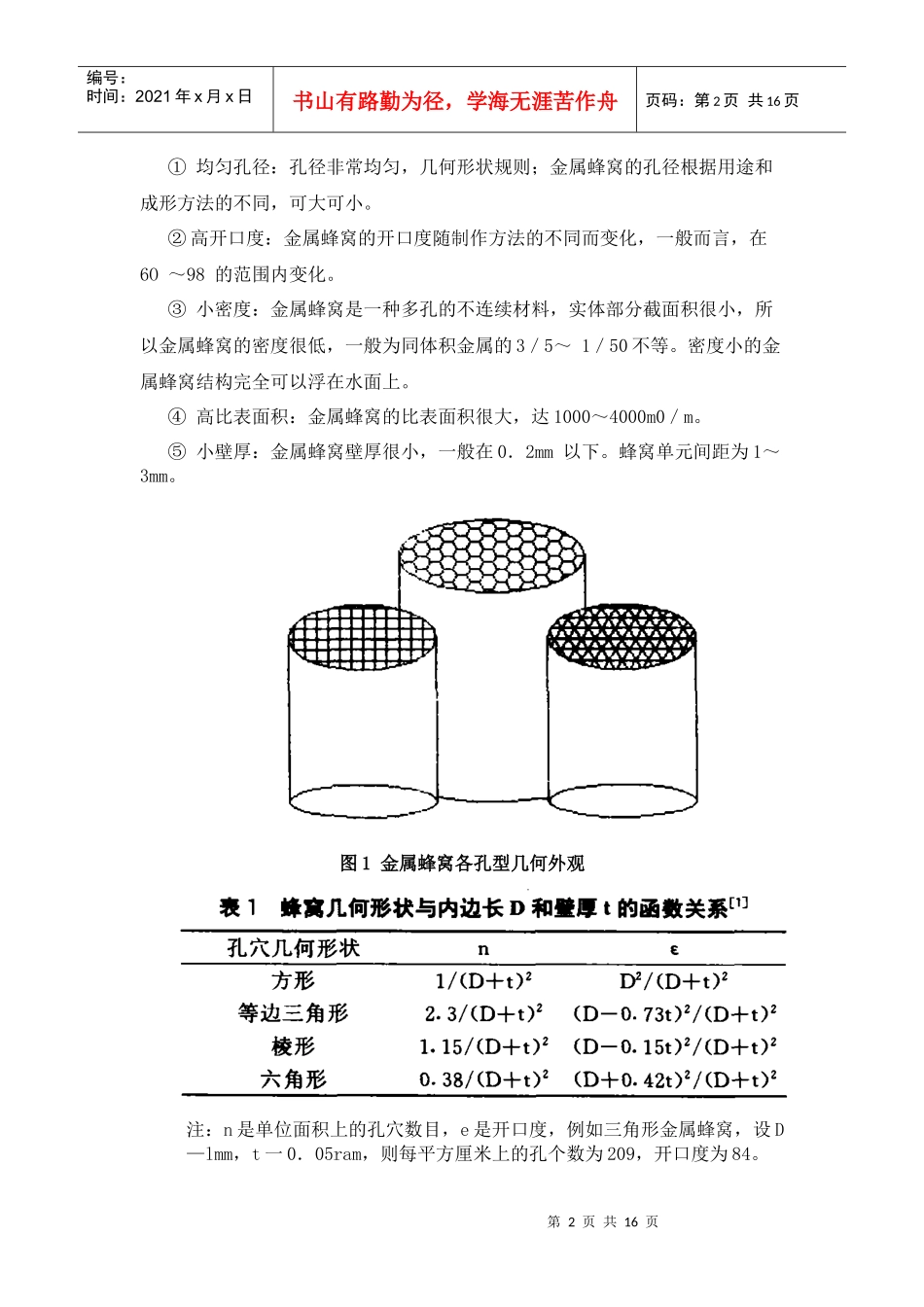 金属蜂窝的开发、应用及发展_第2页