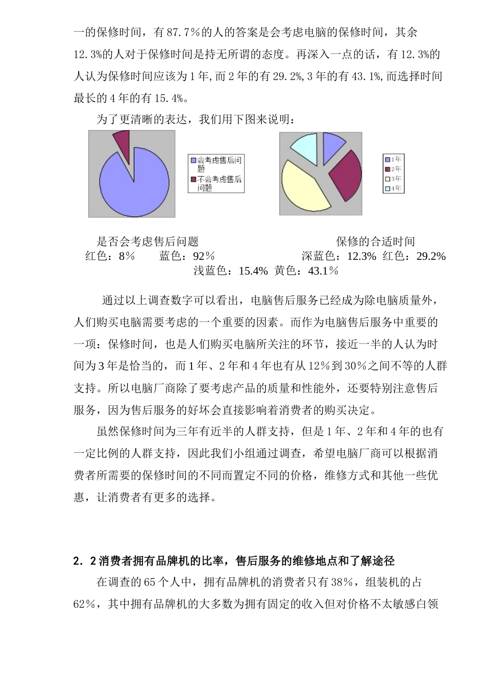 个人电脑售后服务调查分析(1)_第3页