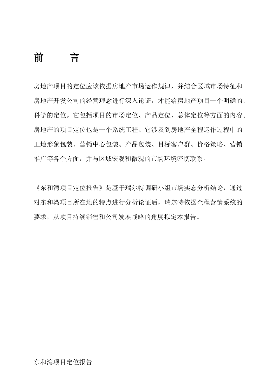 重庆东和湾项目市场定位报告(1)_第2页