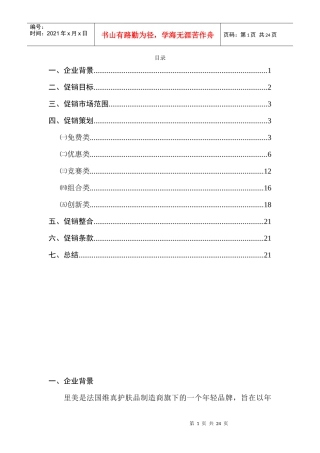 里美全年促销策划