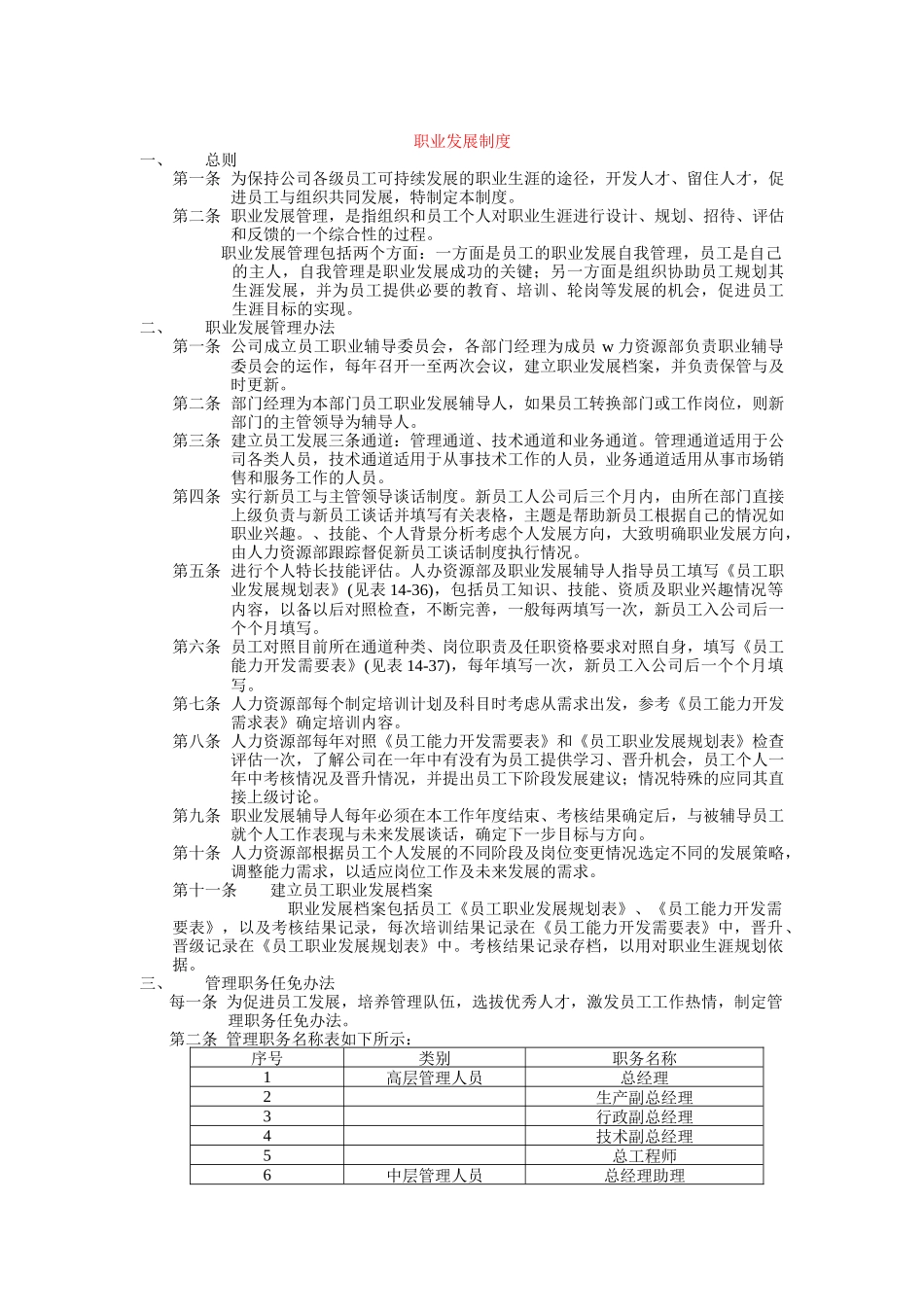 职业发展制度_第1页