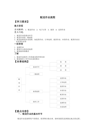 配送作业流程